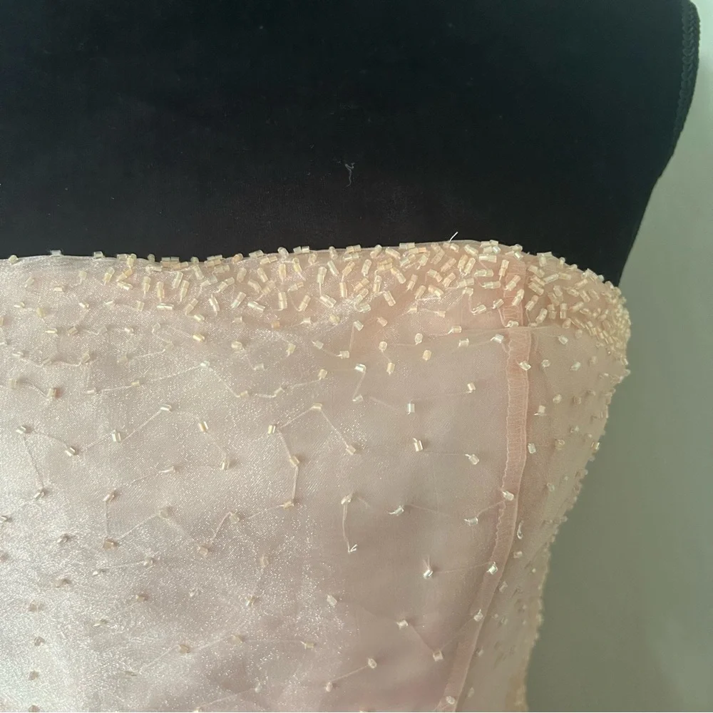 Y2K Pink Beaded Gown - Picture 8 of 16